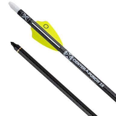 TenPoint EVO-X CenterPunch 16 Carbon Arrows 16 w/Alpha-Nocks .004 Wte HEA-750-6