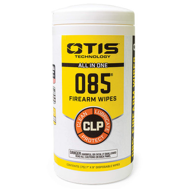 OTIS O85 CLP Wipes Canister (75 Count) Gun Cleaning Chemical IP-75C-085