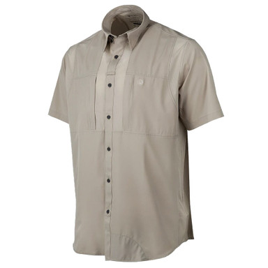 Beretta TKAD Flex Short Sleeve Button-Down Shirt Sand 3XL LU951T23340008XXXL