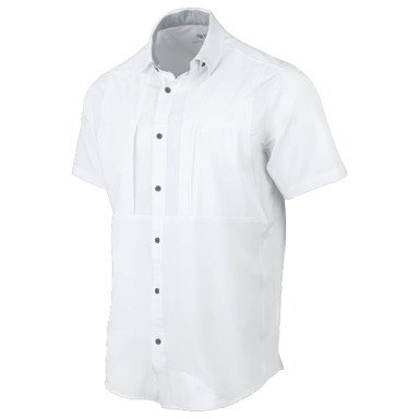 Beretta TKAD Flex Short Sleeve Button-Down Shirt Pure White 3XL LU951T233401C9XXXL