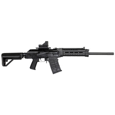 JTS M12AK-T2.1 12ga 18.7\" Bbl Red Dot Sight Scope Mount Metal M-LOK Semi-Auto Shotgun w/(2) 5rd Mags M12AK-T2.1 - Main Image
