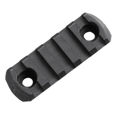 Magpul Polymer 2.5\"  5-Slot Picatinny Rail Segment for MLOK, Black MAG590-BLK