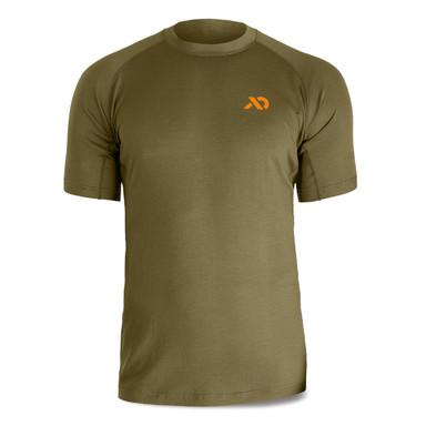 First Lite Men's Wick Short Sleeve Crew Conifer XL MTWSCCNXL