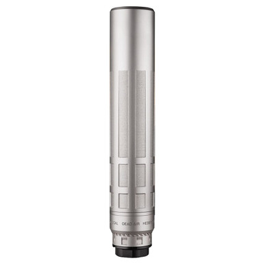 Dead Air Nomax 33 .33 Cal 9.60\" Silver Silencer w/Xemax Adapter (NFA) NOMAX33XEMAXSIL