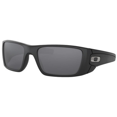 Oakley SI Fuel Cell Matte Black Steel Flag w/Black Iridium Lenses OO9096-82