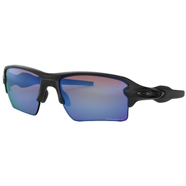 Oakley Flak 20 XL Matte Black w/PRIZM Deep Water Polarized Lenses OO9188-58