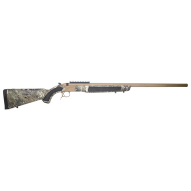 CVA Accura LR-X .45 Cal 30\" 1:22\" 3/4x20 Bbl FDE/Nitride TrueTimber Strata Muzzleloader w/Thrd Prot, 0 MOA Pic Rail, & Variflame Ignition PR3208NM