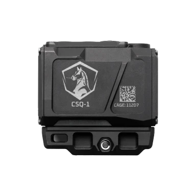 Colt Optics CSQ-1 0.43 MRAD (1.5 MOA) Dot and 19.8 MRAD (68 MOA) Circle 1913 Rifle Rail Mount Black Square Red Dot Sight R105-101 - Main Image