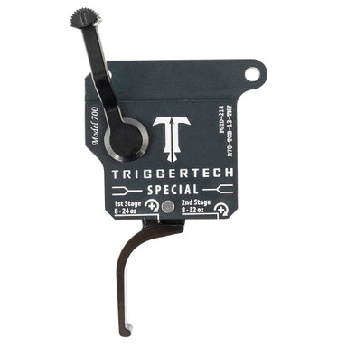 TriggerTech Rem 700 Clone RH Two Stage Blk/Grey Special Flat Clean 1.1-4.0 lbs Trigger R70-TCB-13-TNF
