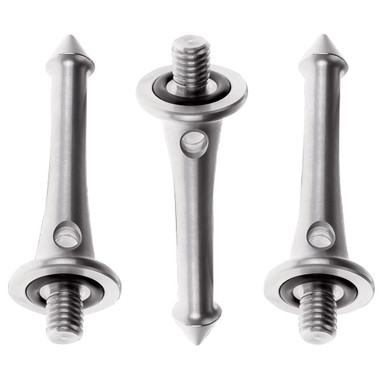 Really Right Stuff Stainless Steel Spike Tripod Foot (Set of 3) RRS-9000023