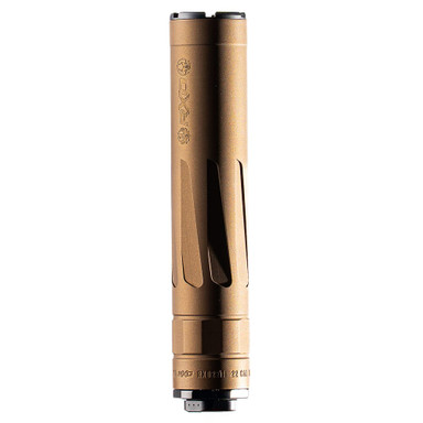 Dead Air Rimfire RXD22Ti .22LR/ 5.7 Burnt Bronze Silencer w/ RXD674, 1/2\"-28 XRF Muzzle Brake 5.6\"/4.6oz Suppressor RXD22TiBB