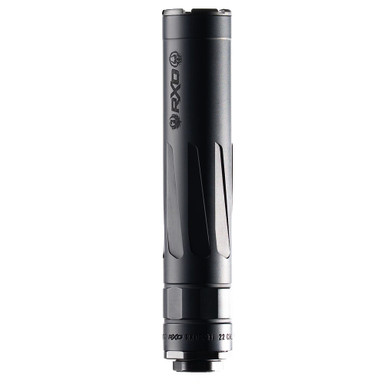 Dead Air Rimfire RXD22Ti .22LR/ 5.7 Black Silencer w/ RXD674 1/2\"-28 XRF Muzzle Brake 5.6\"/4.6oz Suppressor RXD22TiBLK