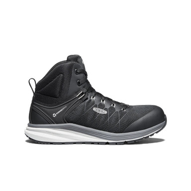 Keen Athletic Work Vista Energy Mid Men's Vapor/Black 9EE 1024588-9EE