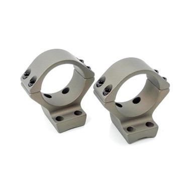 Talley 1" X-Bolt (Med) (Smoke Bronze) Alloy Lt. Wt. Ring Base Combo SB940735