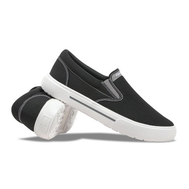 Fishooz Sunbrella Slip-On Black/White Size 14 Shoes SBR-MSO-BLK-M14
