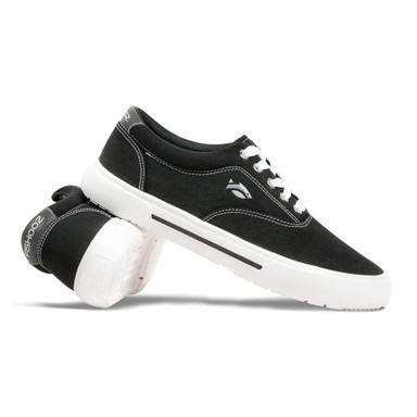 Fishooz Women's Sunbrella Lace Black/White Size 11 Shoes SBR-WLC-BLK-W11