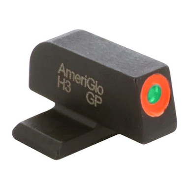 Ameriglo Green Tritium w/Orange Outline .26\"H .14\"W Front Sight for Most Sig/Springfield Models SG-212-260-O