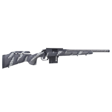 Vudoo Gun Works Gen2 18\" Bbl Proof 1/2-28 30MOA PP Altitude Stock Adjustable Comb PP Rem SA M5 Bottom Metal SIN-V22-RH-BLK-CF18TB-PPA-SANTH