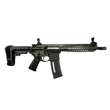 LWRC SIX8-A5 6.8 SPC 12.7\" 1:7\" 1/2x28 Bbl OD Green Pistol w/SBA3 Brace SIX8A5PODG12SBA3