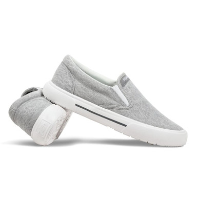 Fishooz Women's Sunwashed Slip-On Grey/White Size 11 Shoes SUN-WSO-GRY-W11