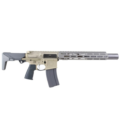Q, LLC. Sugar Weasel .300 BLK 7\" SBR (NFA) w/Shorty Stock & Honey Badger Silencer SW-300BLK-7IN-SHORTY-SD
