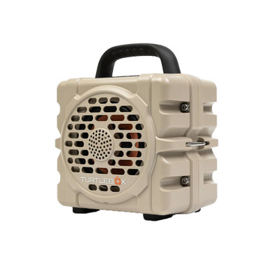 Turtlebox CUB Outdoor Bluetooth Speaker with 2-Unit Pairing & Party Mode, Steel Tie-Downs, 8.6\"x7.2\"x5.8\", 5.3lbs, Tan TB-CUB-G1-TAN-1 - Main Image