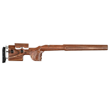 GRS Riflestocks  Loke Blank 850mm-Length Adjustable LOP and Cheekpiece 59mm-Wide Forend w/ Limbsaver  Brown 106302 - Main Image