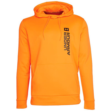 Under Armour Camo Wordmark Hoodie Blaze Orange/Black XXL 1374081-825006