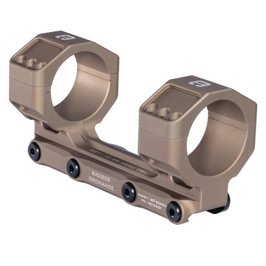 Badger Ordnance C.O.M.M. MAX 34mm 1.54\" 0MOA Tan Scope Mount 154-340K