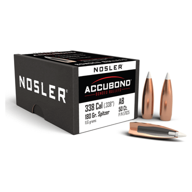 Nosler AccuBond AB - 338 180g SP (50ct) Bullets 57625