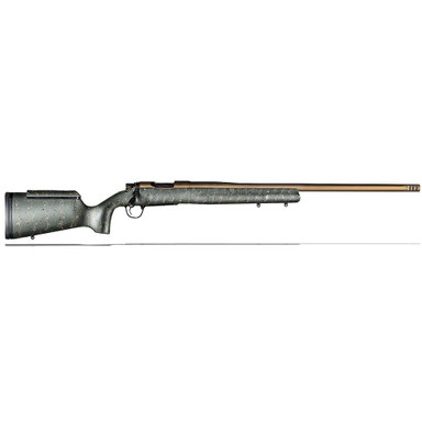 Christensen Arms Mesa Long Range 6.5 Creedmoor 24\" 1:8 Green w/ Black & Tan Webbing Bronze Barrel 801-02006-00