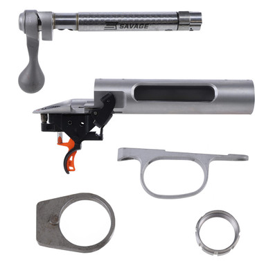Savage Arms .308 Right-Port Target Action w/Bolt Assembly, Trigger Group Assembly, Barrel Locknut, Recoil Lug & Trigger Guard 18184