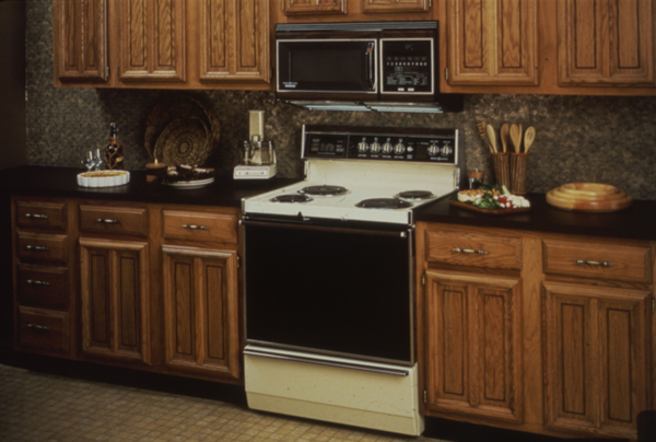 First over-the-range microwave oven