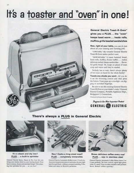toaster oven ad,the T 93 toast r oven