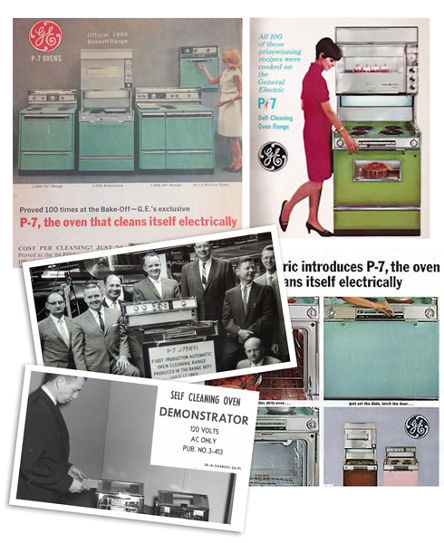 First self-cleaning oven: the P-7