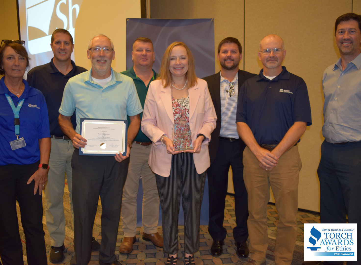 Better Business Bureau recognizes Roper Corporation for outstanding ...