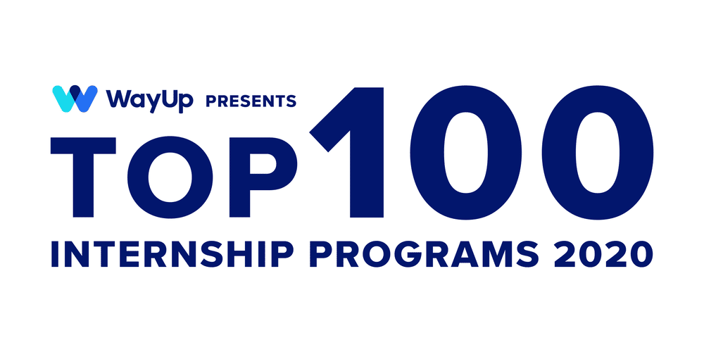 WayUp presents Top 100 Internship Programs 2020