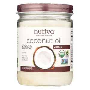 Nutiva Coconut Oil - Organic - Superfood - Virgin - Unrefined - 14 Oz - Case Of 6 Nutiva Coconut Oil - Organic - Superfood - Virgin - Unrefined - 14 Oz - Case Of 6