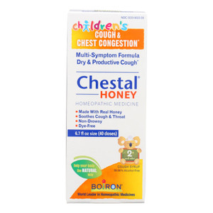 Boiron - Chestal - Cough And Chest Congestion - Honey - Childrens - 6.7 Oz Boiron - Chestal - Cough And Chest Congestion - Honey - Childrens - 6.7 Oz