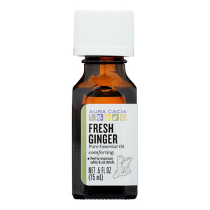 Aura Cacia - Essential Oil - Fresh Ginger - 0.5 Oz. Aura Cacia - Essential Oil - Fresh Ginger - 0.5 Oz.