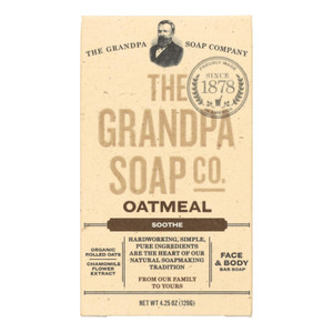 Grandpa Soap Bar Soap - Oatmeal - 4.25 Oz Grandpa Soap Bar Soap - Oatmeal - 4.25 Oz