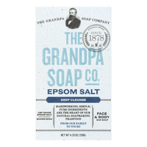 Grandpa Soap Bar Soap - Epsom Salt - 4.25 Oz Grandpa Soap Bar Soap - Epsom Salt - 4.25 Oz