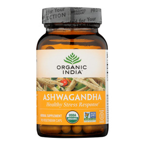 Organic India Wellness Supplements, Ashwagandha - 1 Each - 90 Vcap Organic India Wellness Supplements, Ashwagandha - 1 Each - 90 Vcap