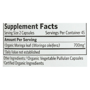 Organic India Moringa - 90 Vcap Organic India Moringa - 90 Vcap