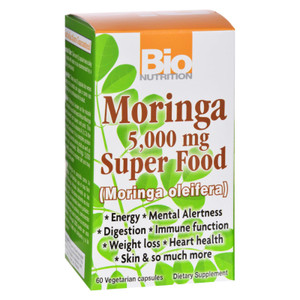 Bio Nutrition - Moringa 5000 Mg Super Food - 60 Vegetable Capsules Bio Nutrition - Moringa 5000 Mg Super Food - 60 Vegetable Capsules