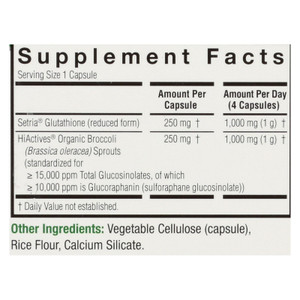 Nature's Answer - Brocco-glutathione - 60 Vegetarian Capsules Nature's Answer - Brocco-glutathione - 60 Vegetarian Capsules