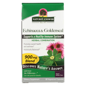 Nature's Answer - Echinacea With Goldenseal - 90 Vcaps Nature's Answer - Echinacea With Goldenseal - 90 Vcaps