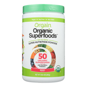 Orgain Organic Hydration Powder - Berry Punch - 0.62 Lb. Orgain Organic Hydration Powder - Berry Punch - 0.62 Lb.