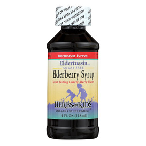 Herbs For Kids Eldertussin Elderberry Syrup - 4 Oz Herbs For Kids Eldertussin Elderberry Syrup - 4 Oz