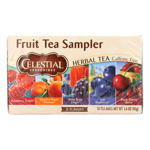 Celestial Seasonings Herbal Tea - Fruity Variety Pack - Case Of 6 - 18 Bag Celestial Seasonings Herbal Tea - Fruity Variety Pack - Case Of 6 - 18 Bag